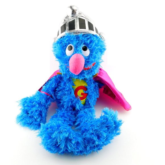 New Large SUPER GROVER Plush Exclusive Sesame Street Place 18" - Picture 1 of 4